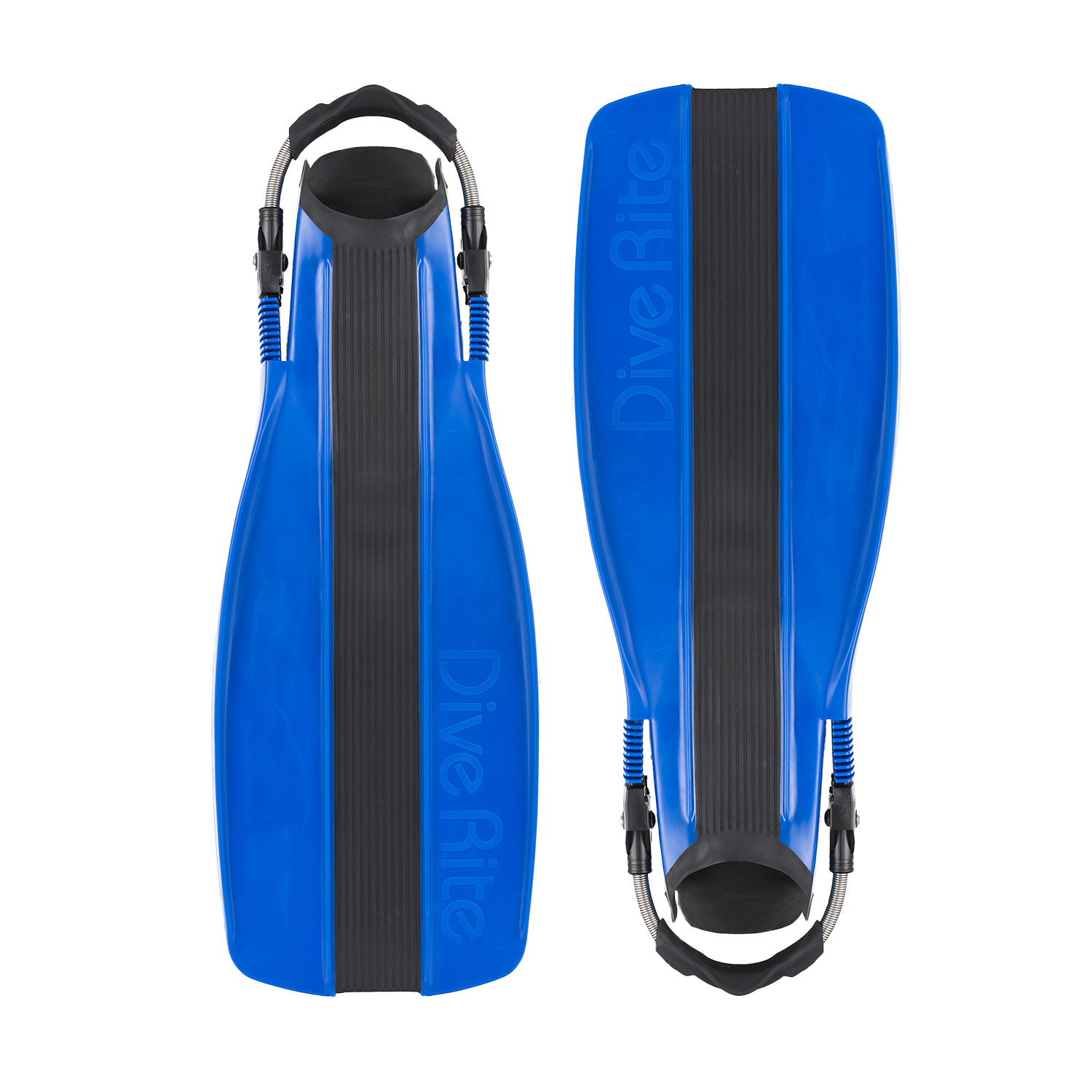 Dive Rite RED XT Scuba Diving Fins with Stainless Steel Spring Heel Straps LARGE 