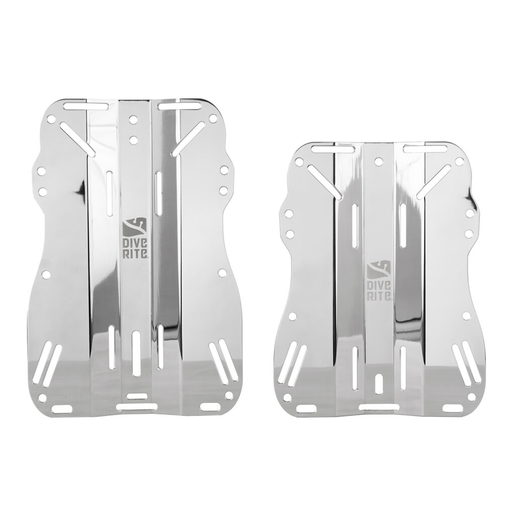 Short Stainless Steel XT Backplate Dive Rite