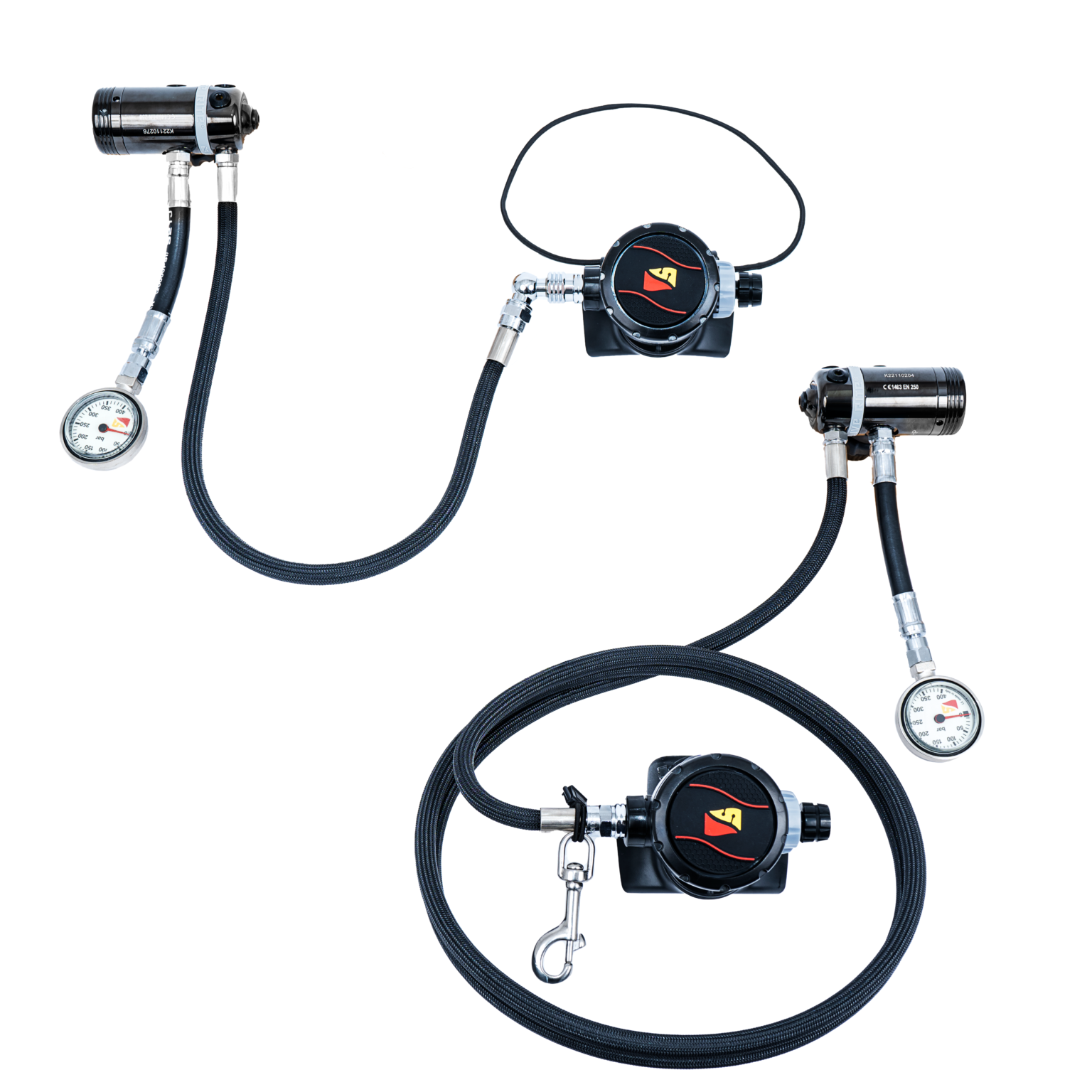 XT1/XT2 Sidemount Regulator Package Dive Rite